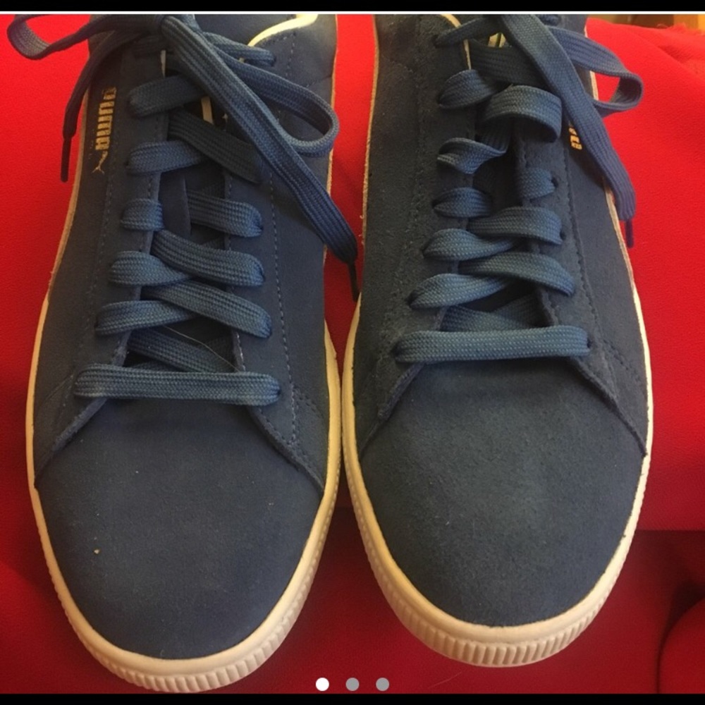Puma suede classics in blue